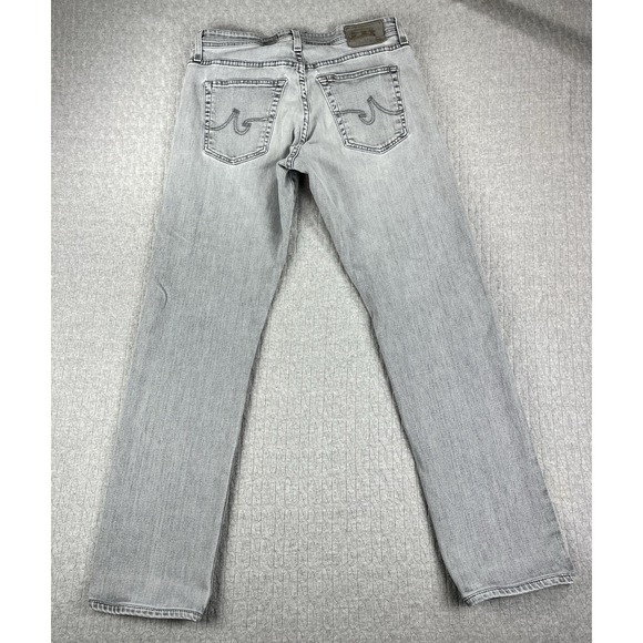 AG Adriano Goldschmied Graduate Tailored Leg Jeans Men 31X34 Fit 30X30 Grey - Picture 4 of 16